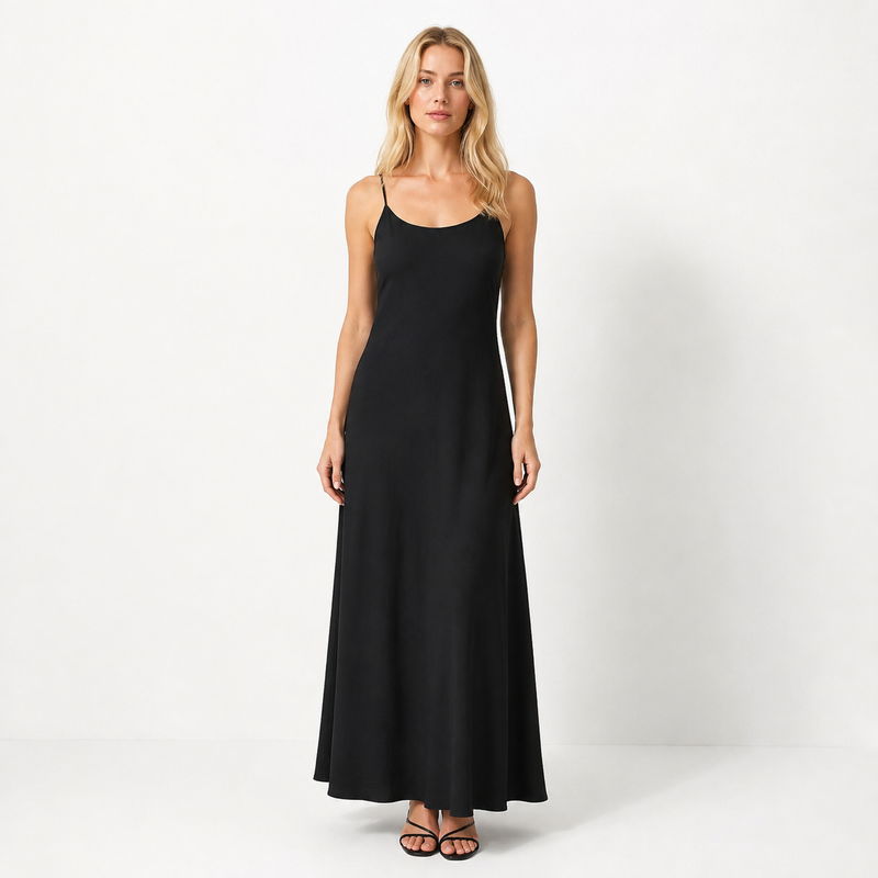 Vestido Midi Lencero de Satén de Alma Sotelo — foto 1 de 6