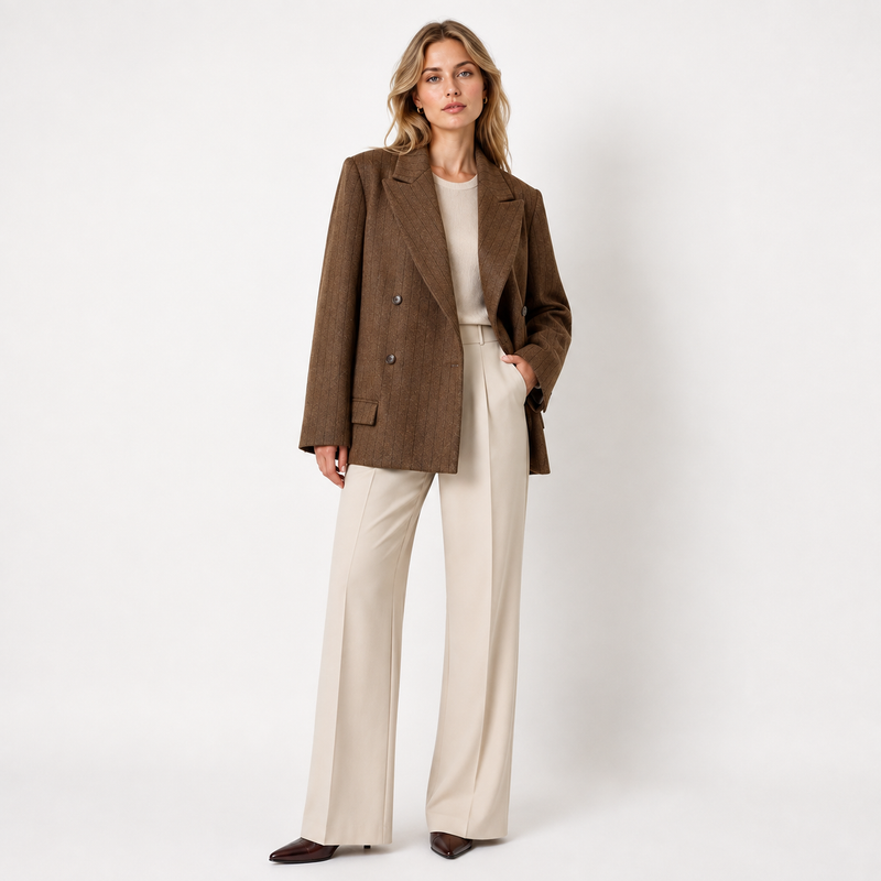 Blazer Doble Botonadura Mezcla Lana de Alma Sotelo — foto 1 de 2