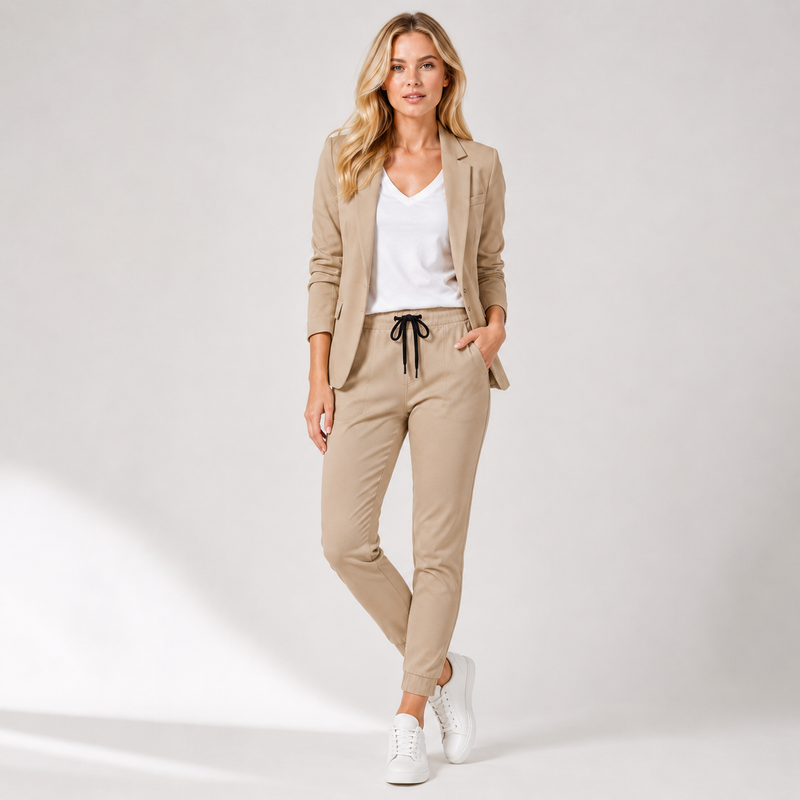 Traje Vittoria — Blazer y Pantalón con Cordón de Alma Sotelo — foto 1 de 5
