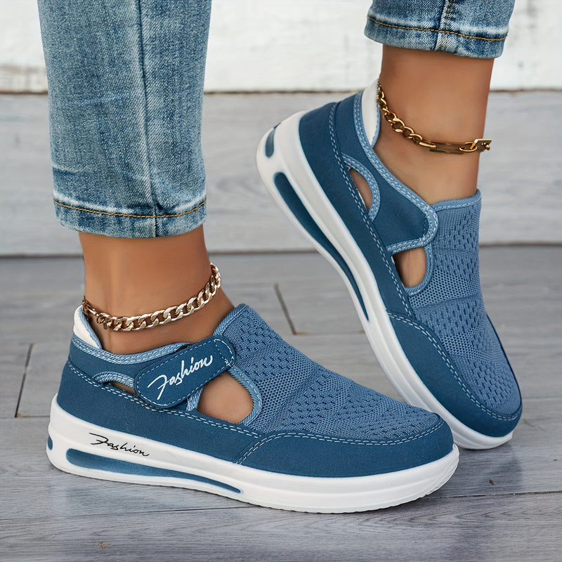 Zapatillas transpirables de fácil puesta con comodidad estable