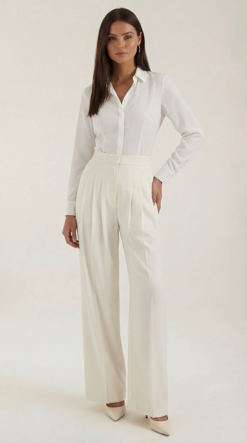 Iris | Pantalón plisado de pinzas