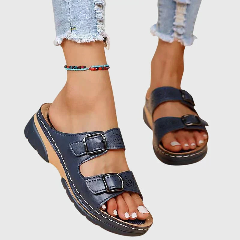 Diora | Sandalias cómodas de cuero