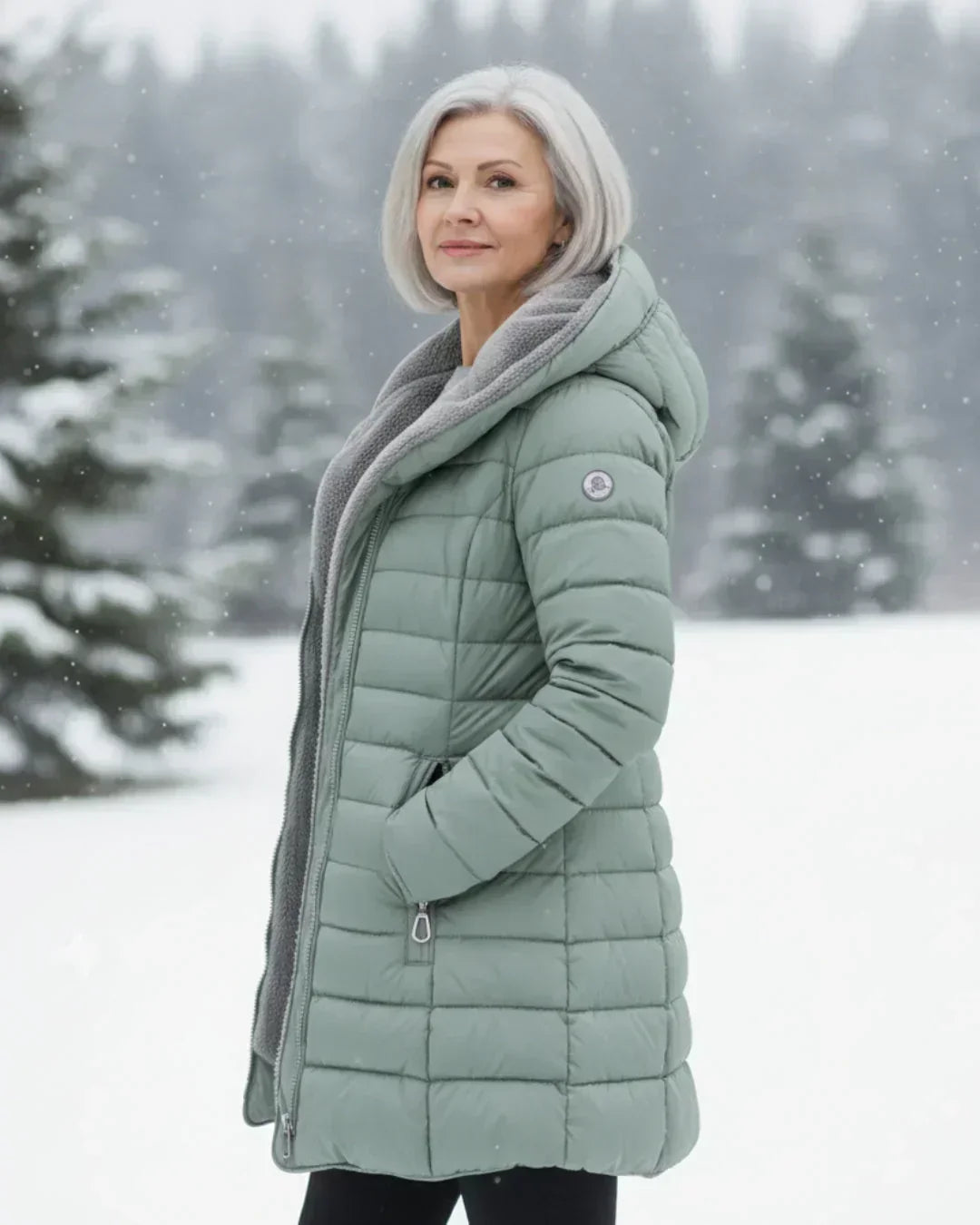 Luna | Chaqueta de invierno acolchada con capucha