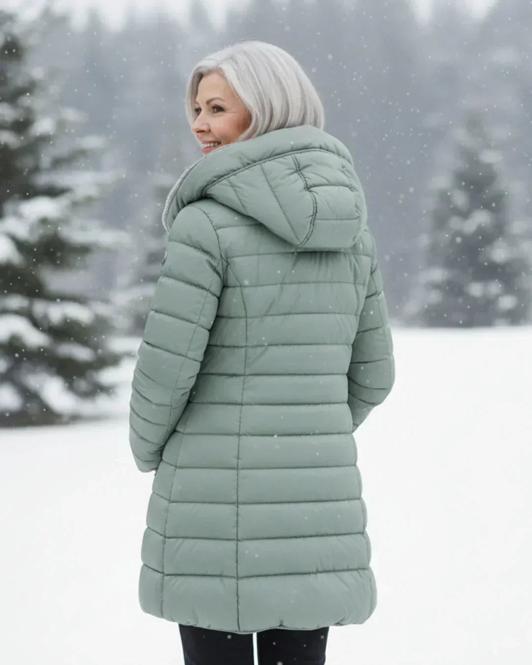 Luna | Chaqueta de invierno acolchada con capucha