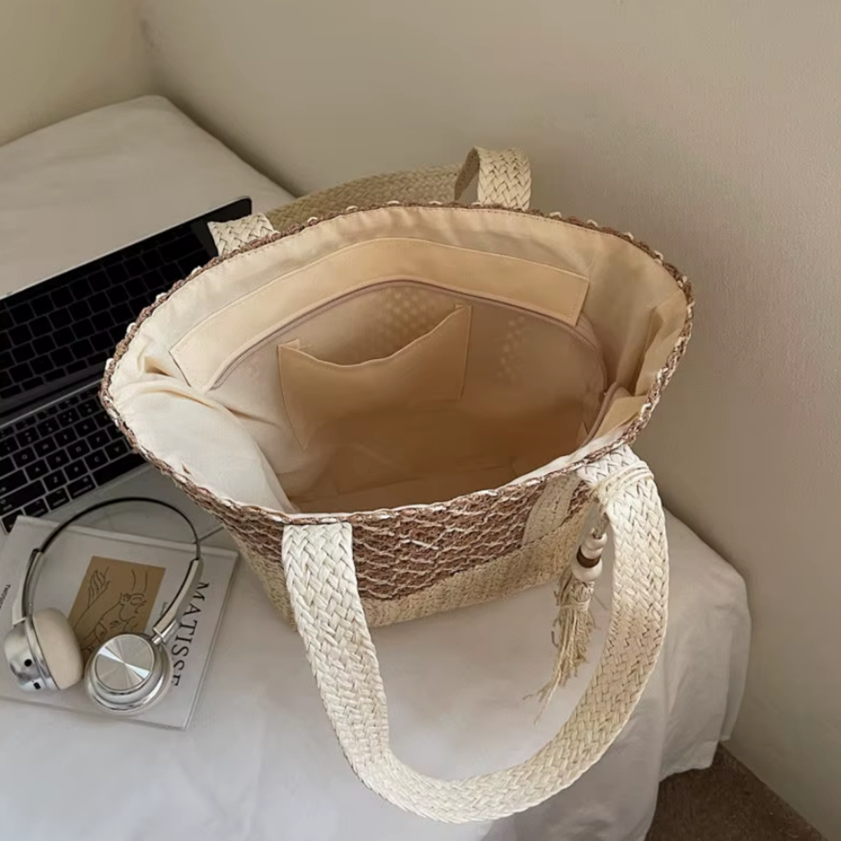 Stacy | Bolso de Hombro Boho con Borlas