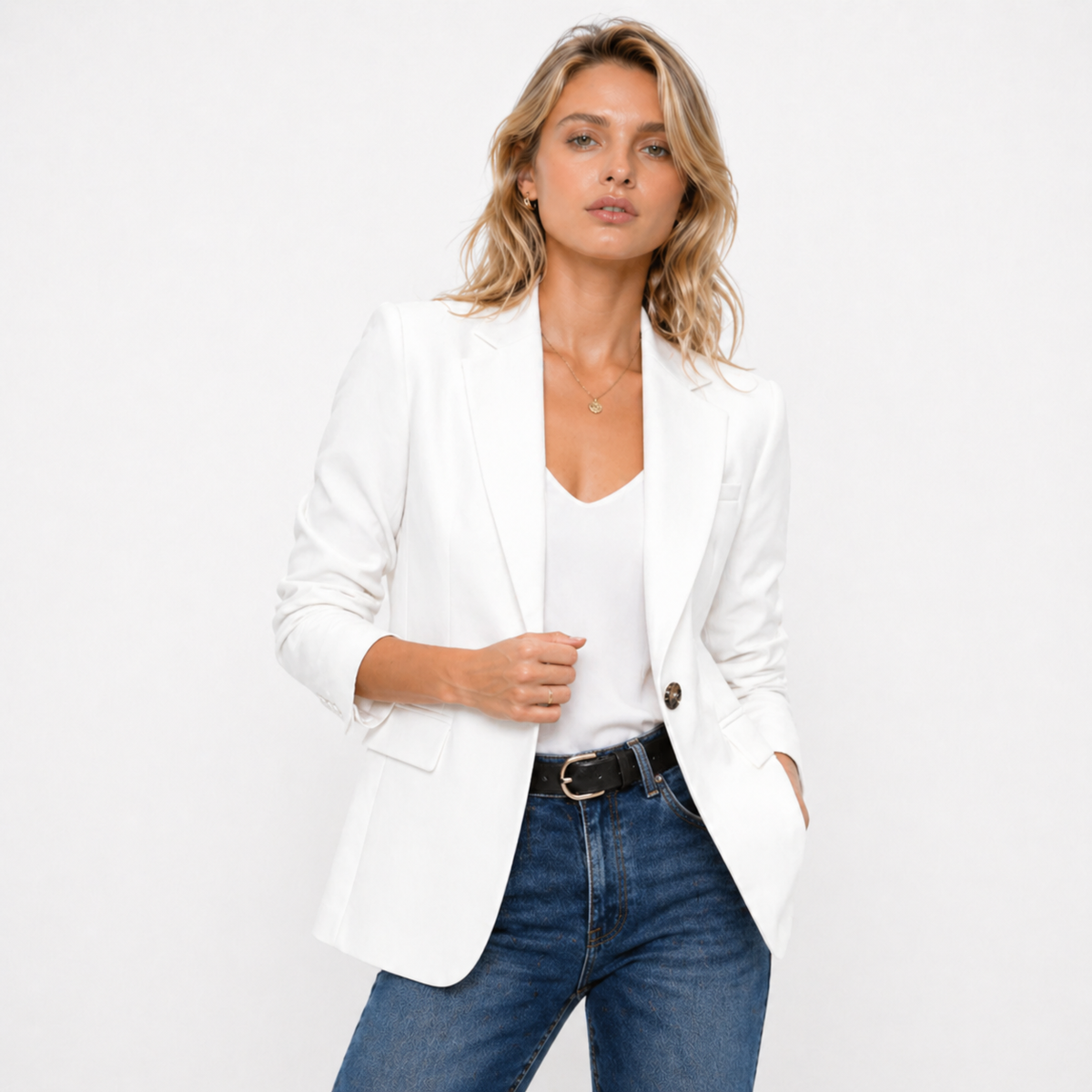 Blazer Sastre Minimalista de Alma Sotelo — foto 6 de 6