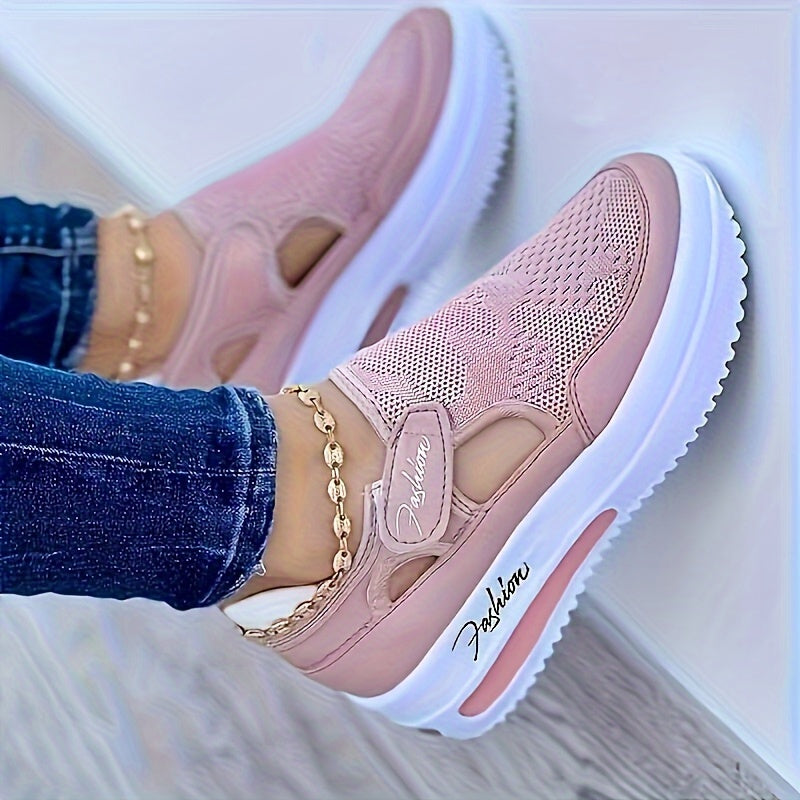 Zapatillas transpirables de fácil puesta con comodidad estable