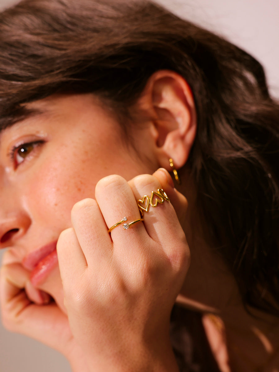 Anillo Infinito Corazón de Alma Sotelo — foto 3