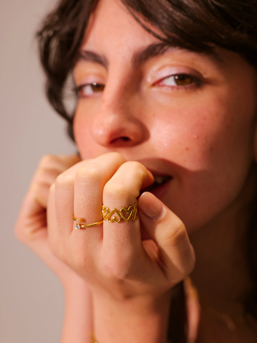Anillo Infinito Corazón de Alma Sotelo — foto 5