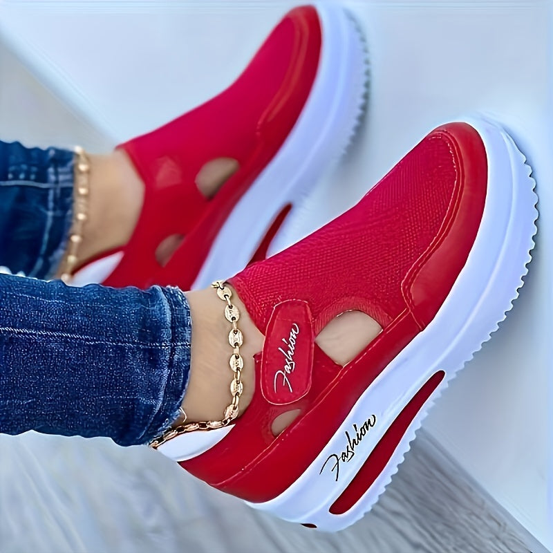 Zapatillas transpirables de fácil puesta con comodidad estable