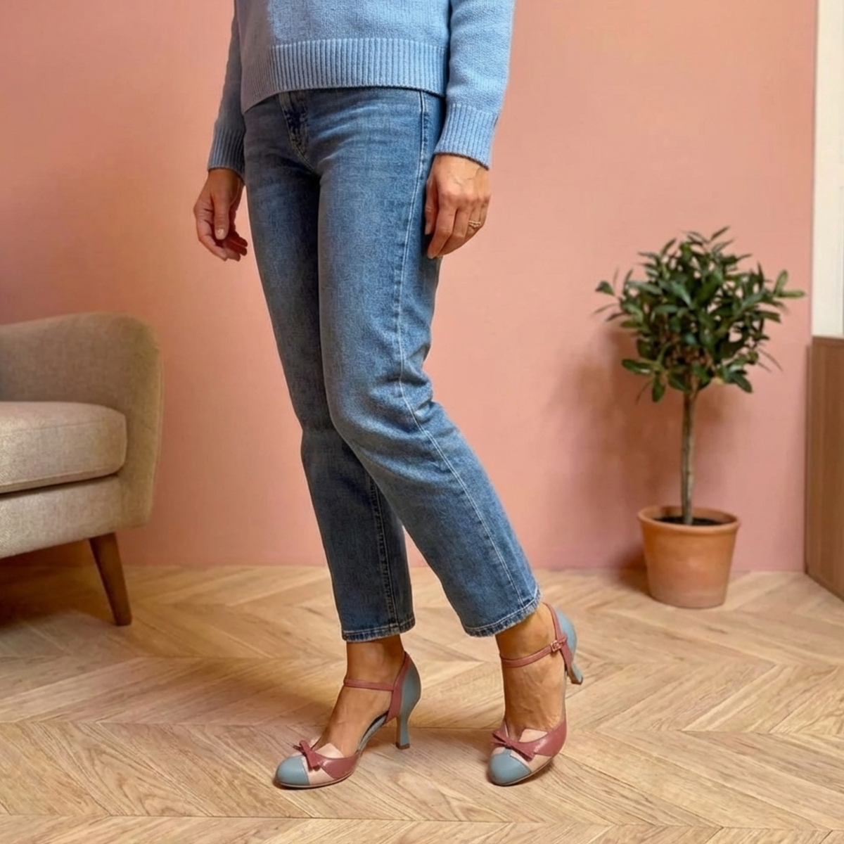 Tacones Vintage Cómodos