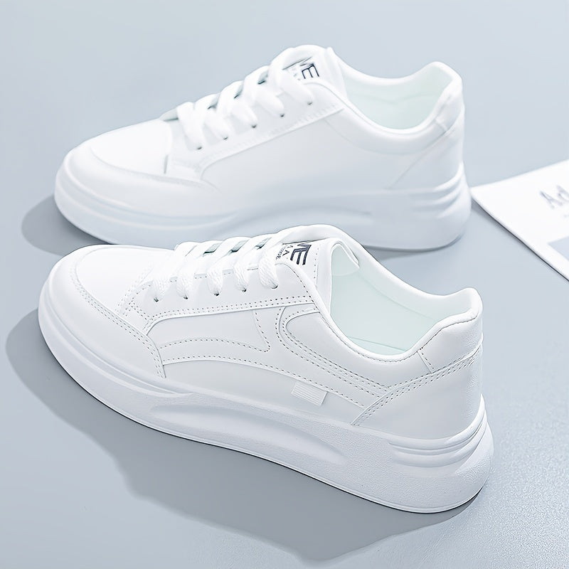 Zapatillas blancas chic confort ligero