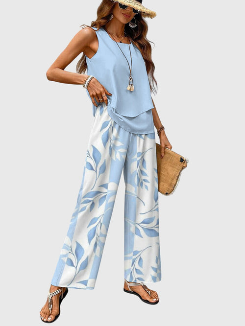 Brenda | Conjunto de Dos Piezas Elegante de Verano