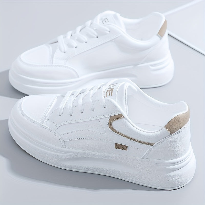 Zapatillas blancas chic confort ligero
