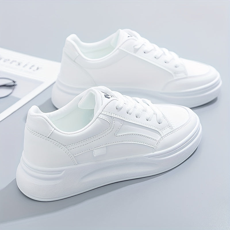 Zapatillas blancas chic confort ligero