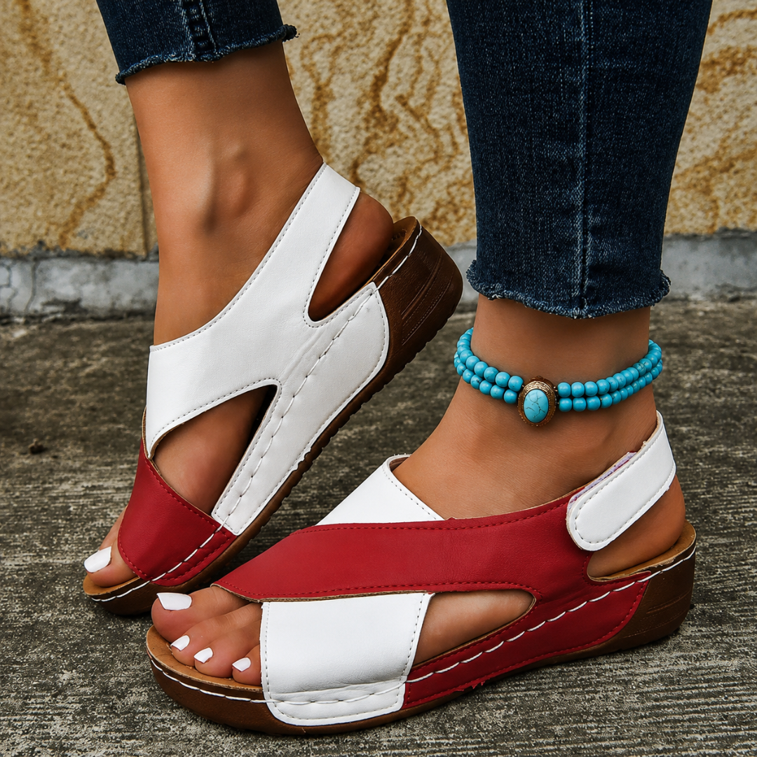Sandalias cómodas de tiras
