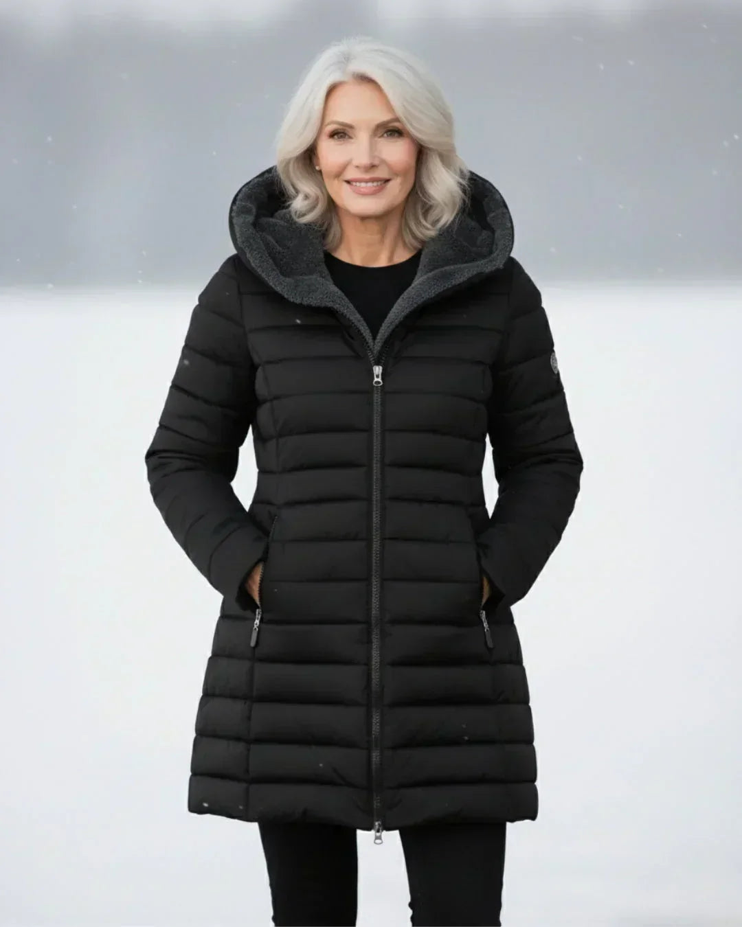 Luna | Chaqueta de invierno acolchada con capucha