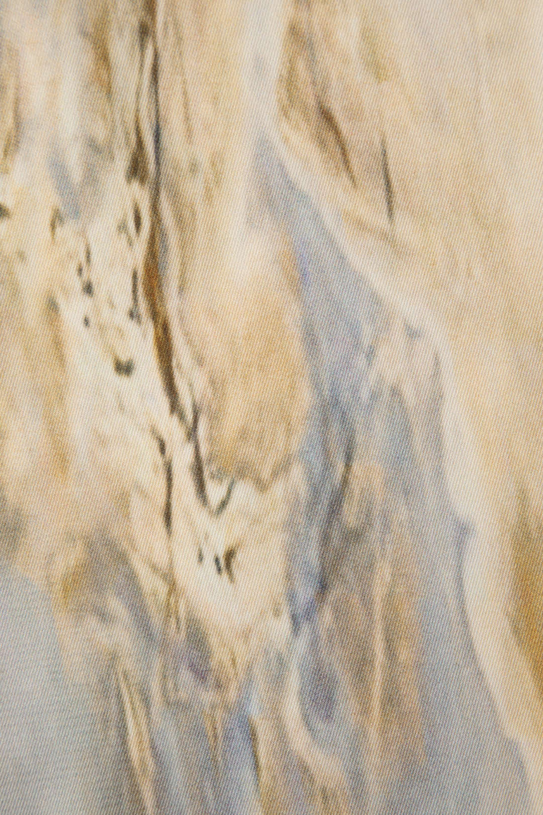 Pantalones Rectos de Cintura Alta Inna con Estampado de Mármol