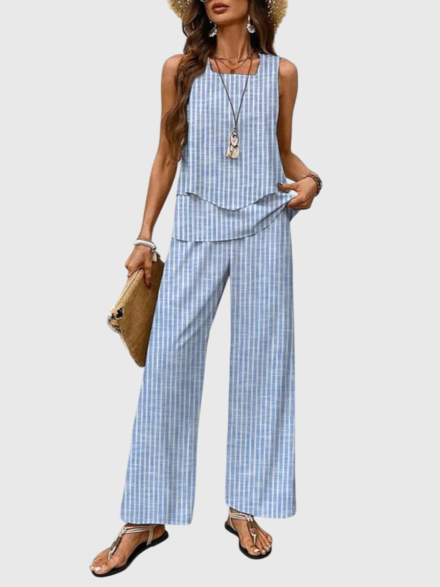 Brenda | Conjunto de Dos Piezas Elegante de Verano