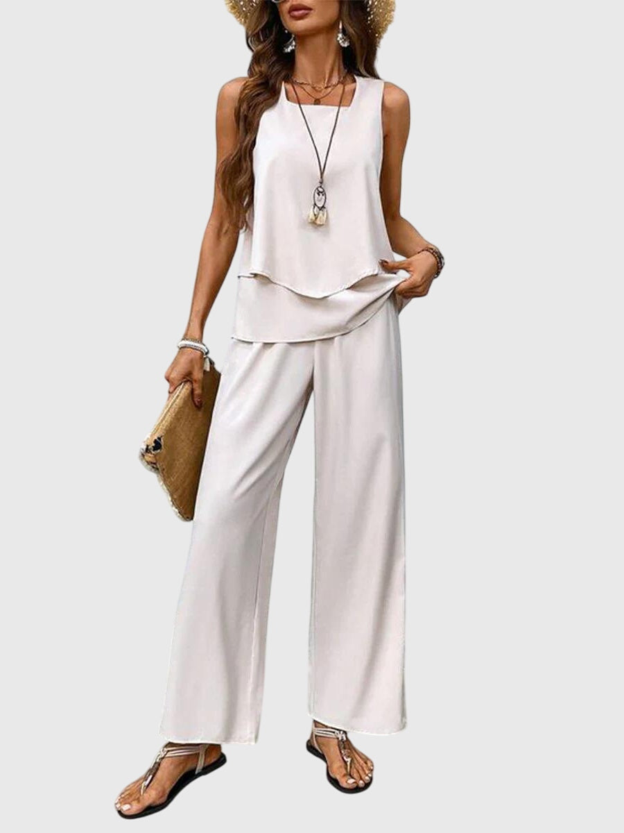 Brenda | Conjunto de Dos Piezas Elegante de Verano
