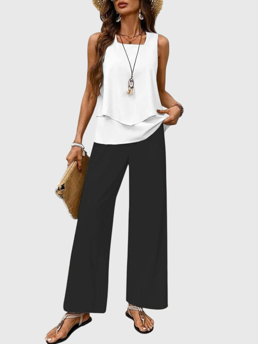 Brenda | Conjunto de Dos Piezas Elegante de Verano