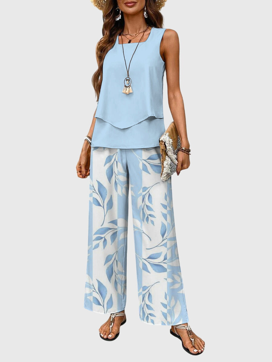 Brenda | Conjunto de Dos Piezas Elegante de Verano