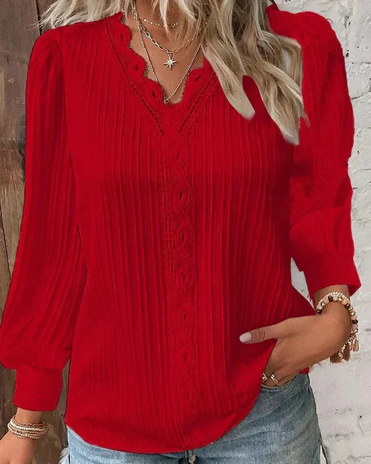 Celeste | Blusa rubia elegante