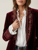 Nuria | Chaqueta Elegante de Terciopelo