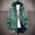 VINCENT - Estampado Turquesa y Dorado