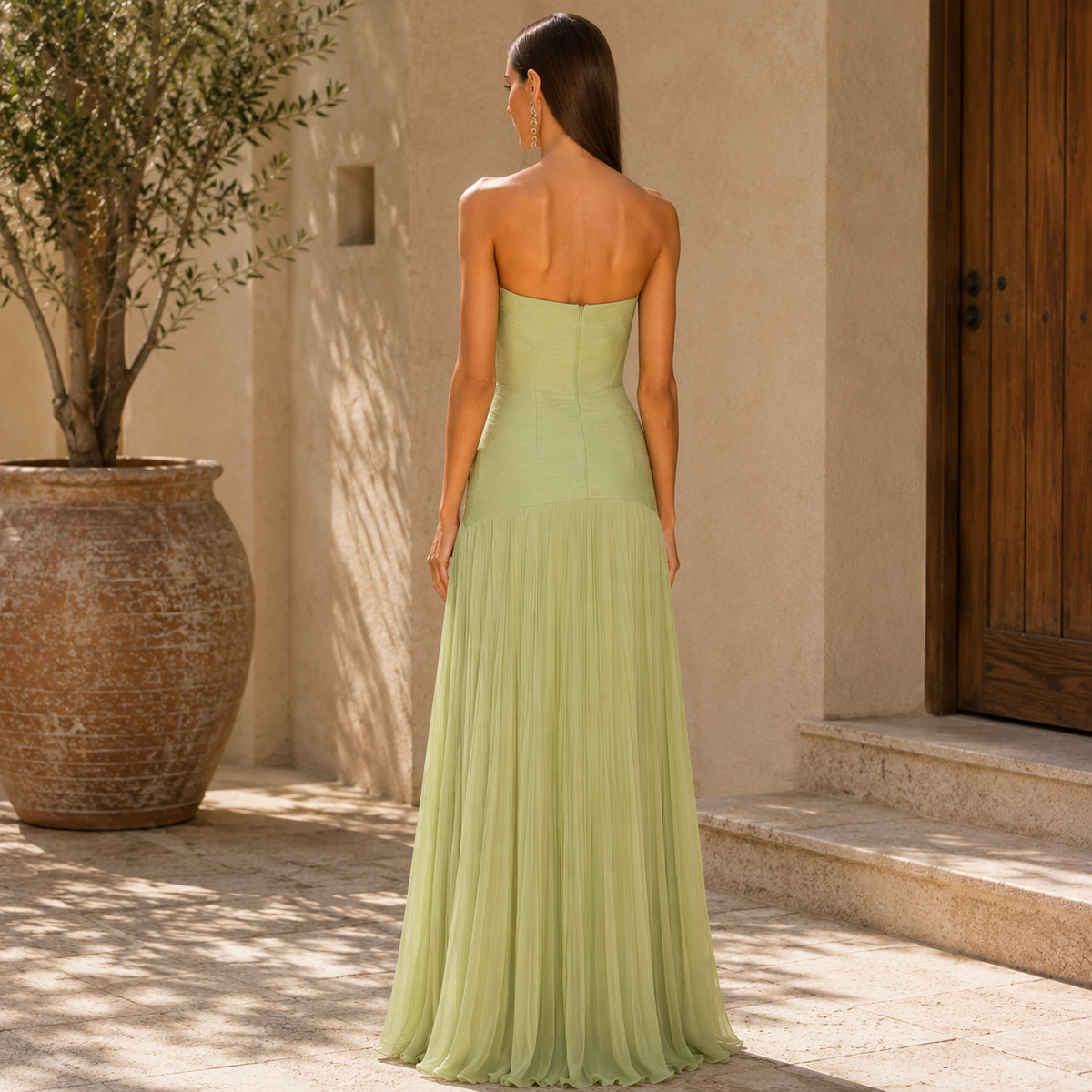 Vestido Alvea | Elegancia Sofisticada que Estiliza con Delicadeza