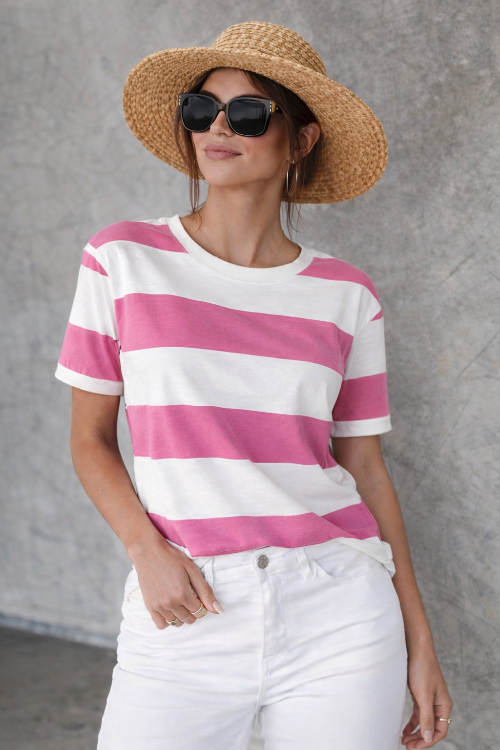Valentina | Camiseta Clásica de Rayas Breton