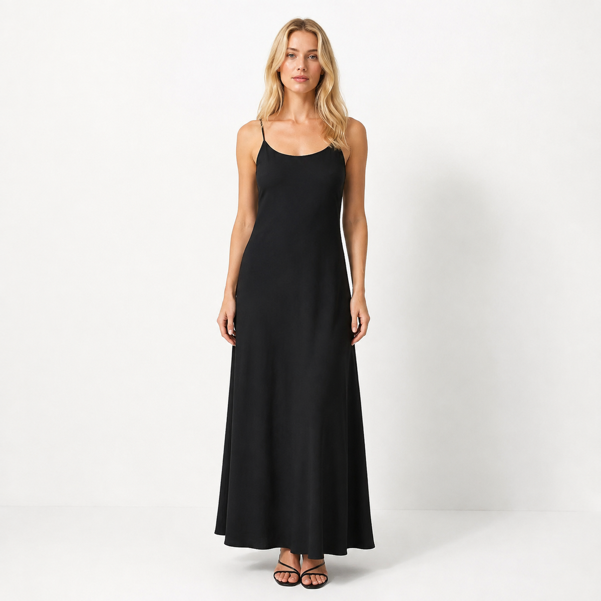 Vestido Midi Lencero de Satén de Alma Sotelo — foto 1 de 6