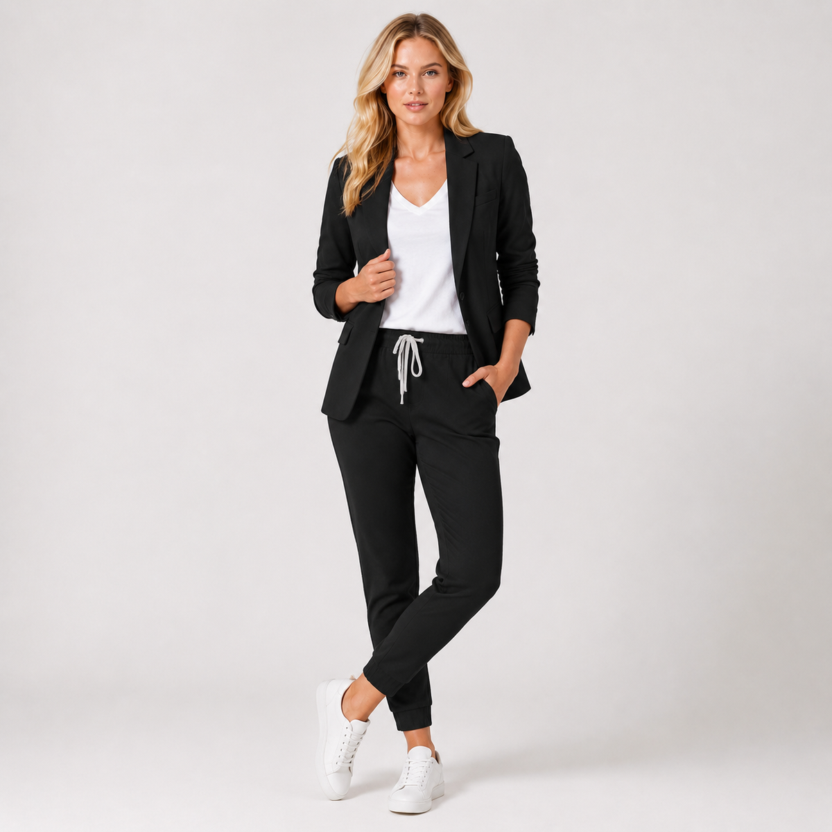 Traje Vittoria — Blazer y Pantalón con Cordón de Alma Sotelo — foto 2 de 5