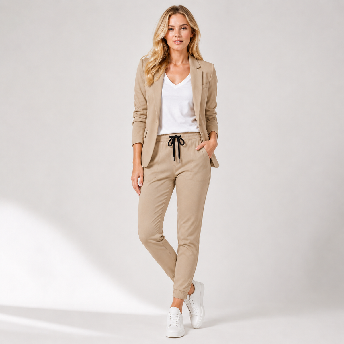 Traje Vittoria — Blazer y Pantalón con Cordón de Alma Sotelo — foto 1 de 5
