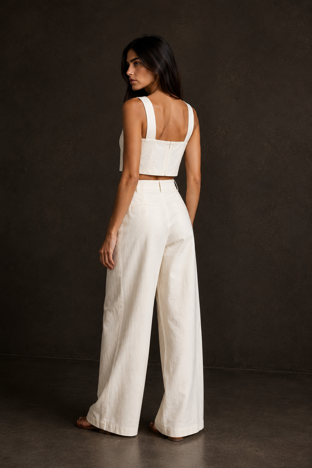 Conjunto en Marfil — trasera