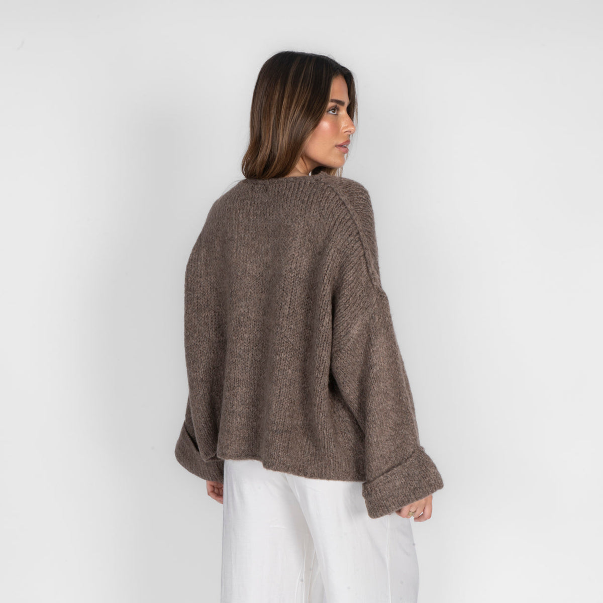Cárdigan Oversize de Punto Suave de Alma Sotelo — foto 6