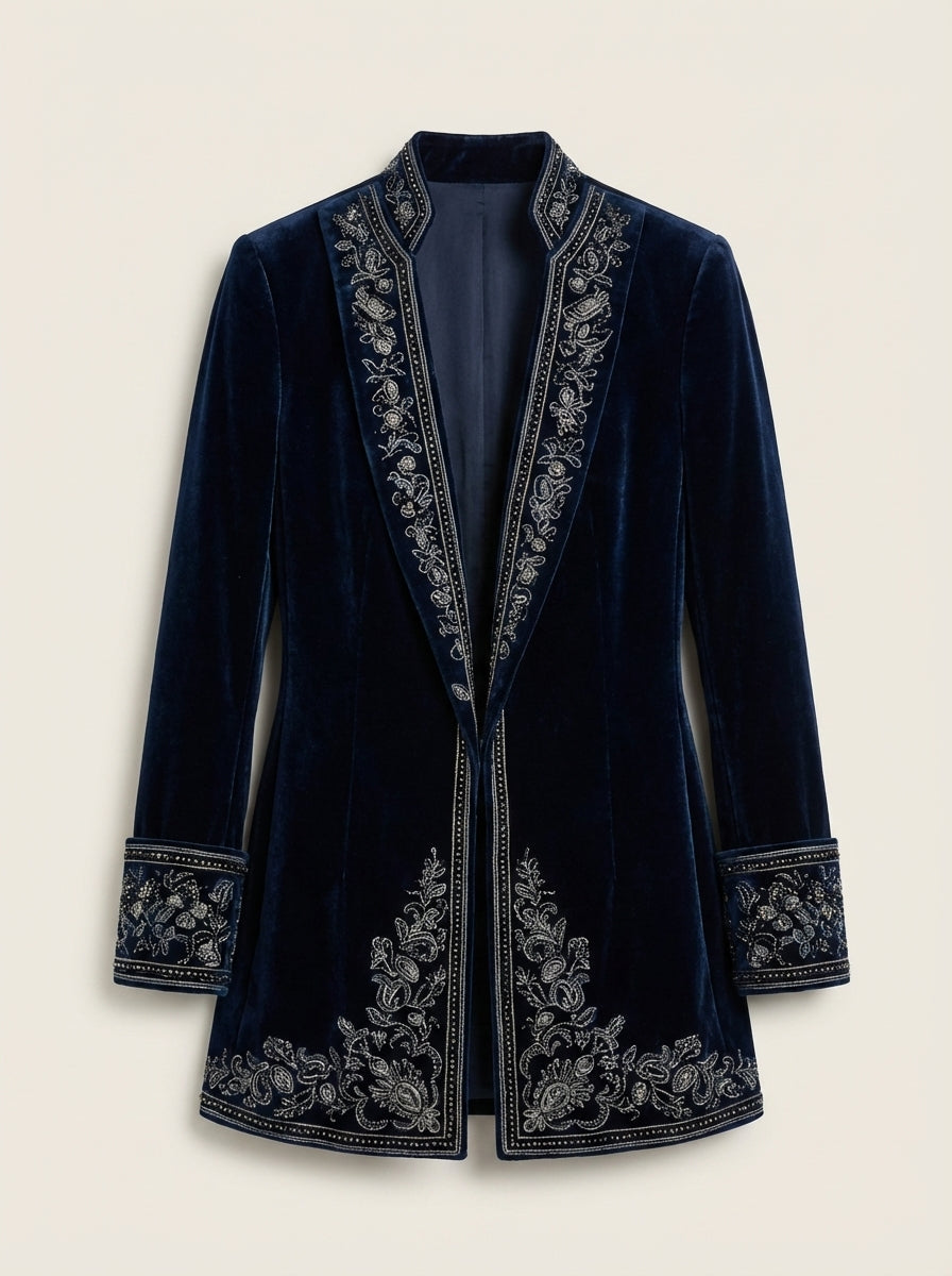 Nuria | Chaqueta Elegante de Terciopelo