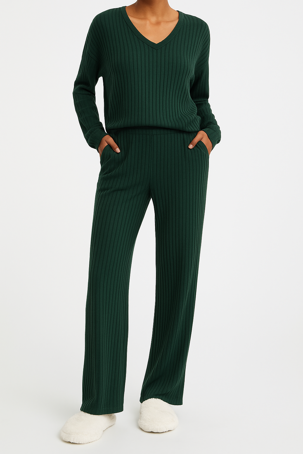 Conjunto Rayas Escote Pico y Pantalón de Alma Sotelo — foto 19 de 25