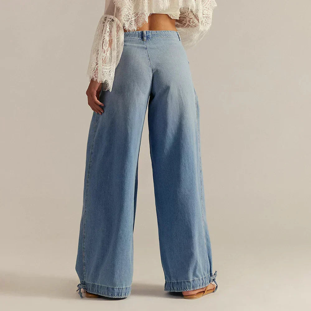 Nova Jeans | Pantalones boho de corte holgado