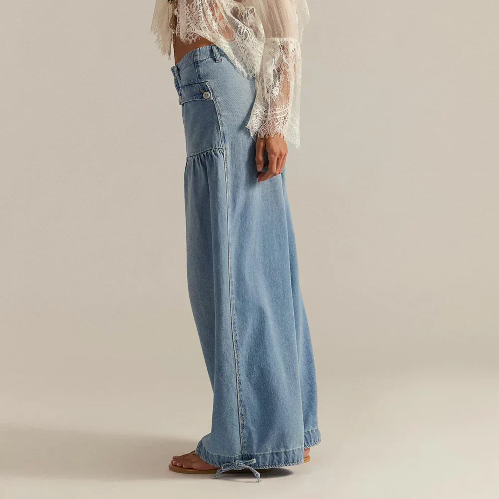 Nova Jeans | Pantalones boho de corte holgado
