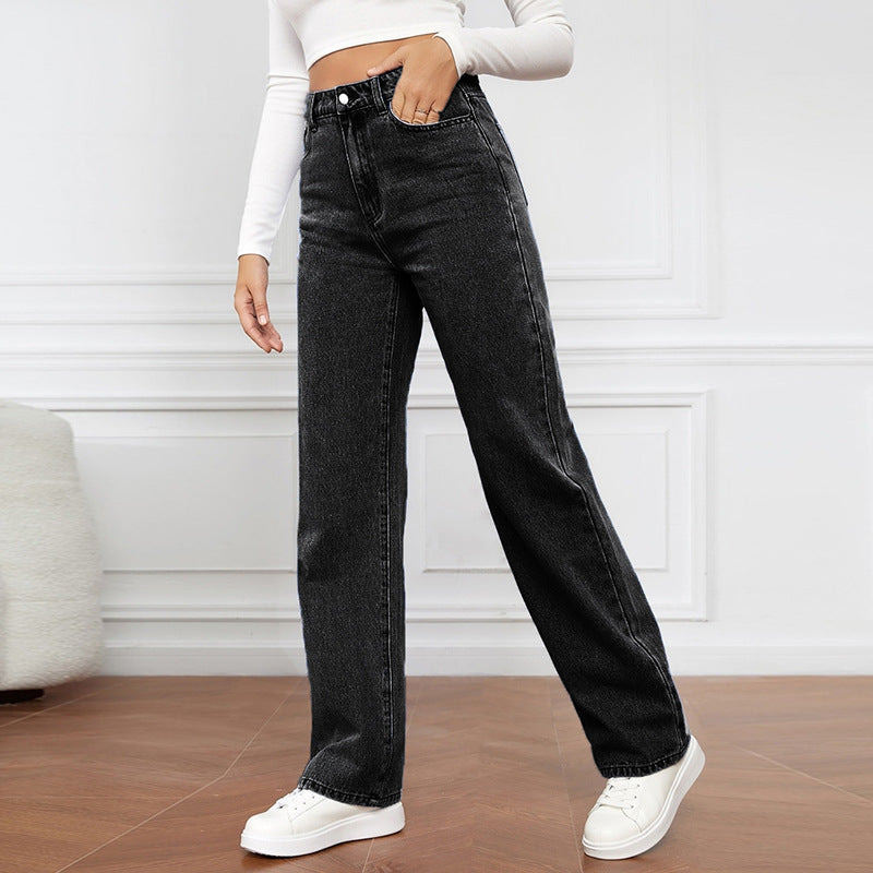Selina | Jeans Straight de Cintura Alta