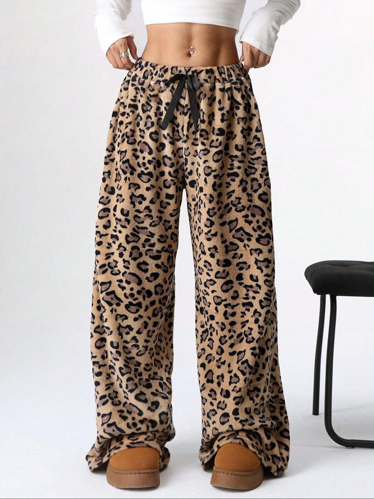 Liora | Pantalones Cómodos con Estampado Animal