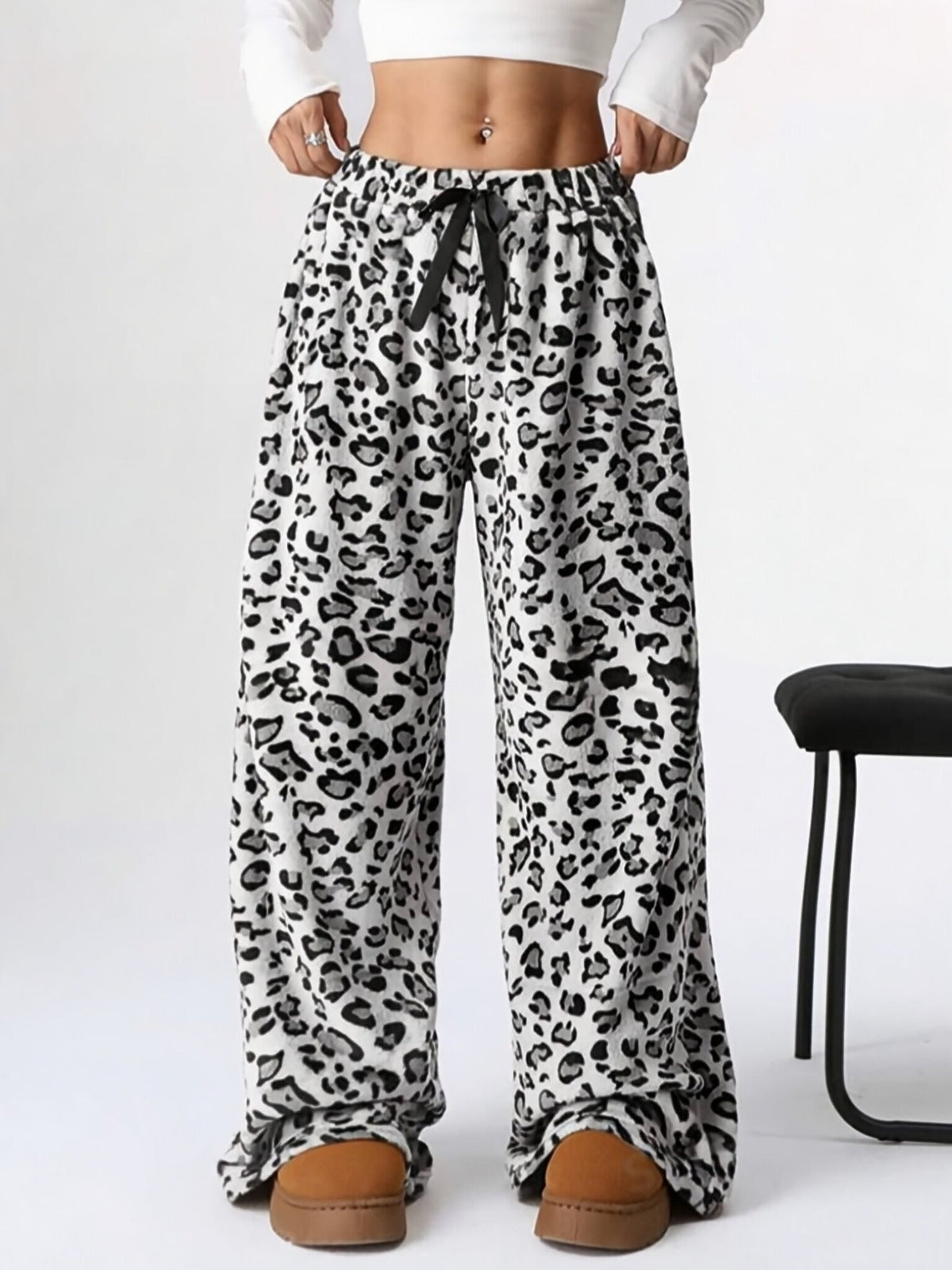 Liora | Pantalones Cómodos con Estampado Animal