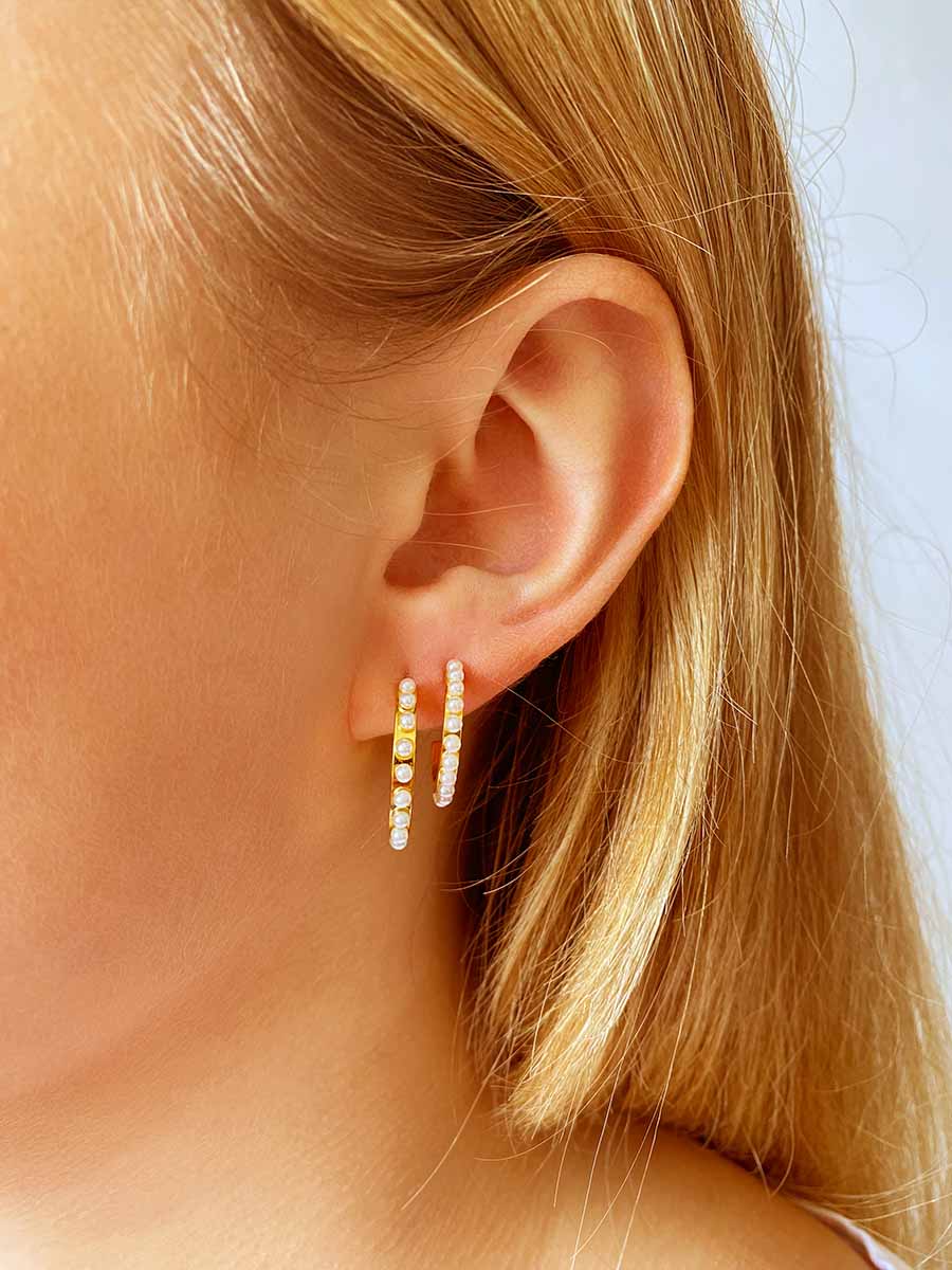 Pendientes Perla Minimal de Alma Sotelo — foto 2