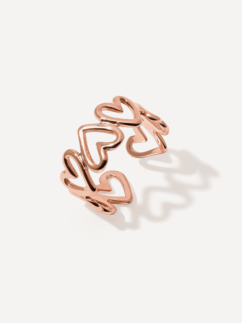 Anillo Infinito Corazón de Alma Sotelo — Oro Rosa