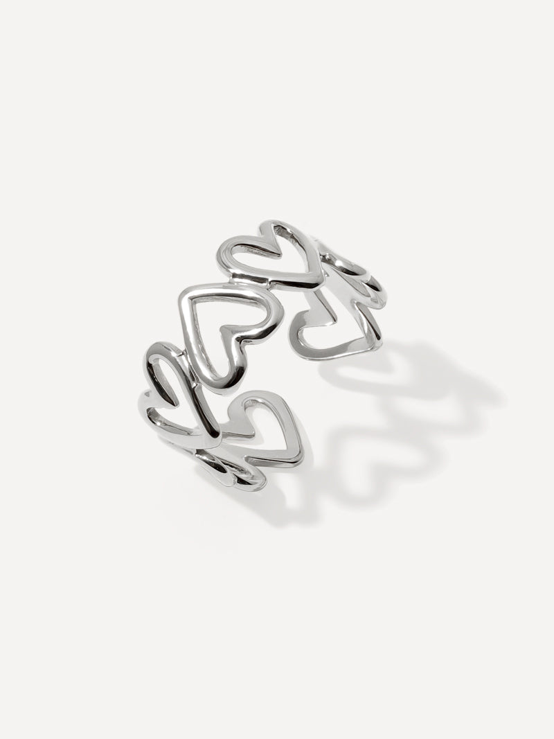 Anillo Infinito Corazón de Alma Sotelo — Plata