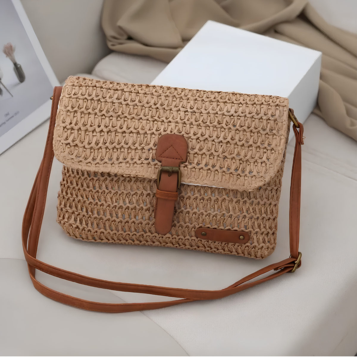 Bolso Cruzado Tejido Emily