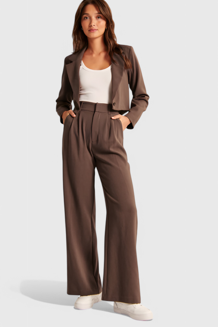 Pantalones de pierna ancha a medida Tinashe