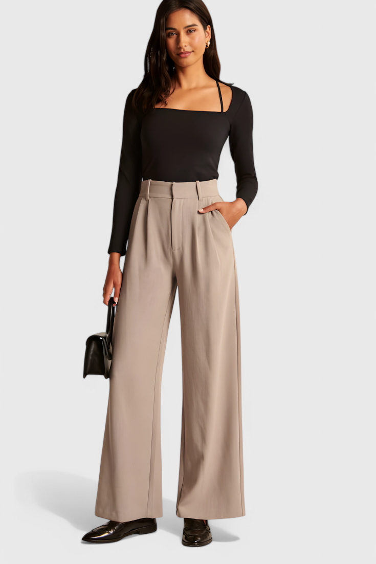 Pantalones de pierna ancha a medida Tinashe