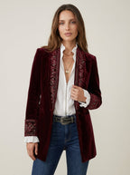 Nuria | Chaqueta Elegante de Terciopelo
